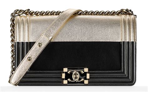 chanel pink gold metallic boy bag|Chanel boy bag medium ioffer.